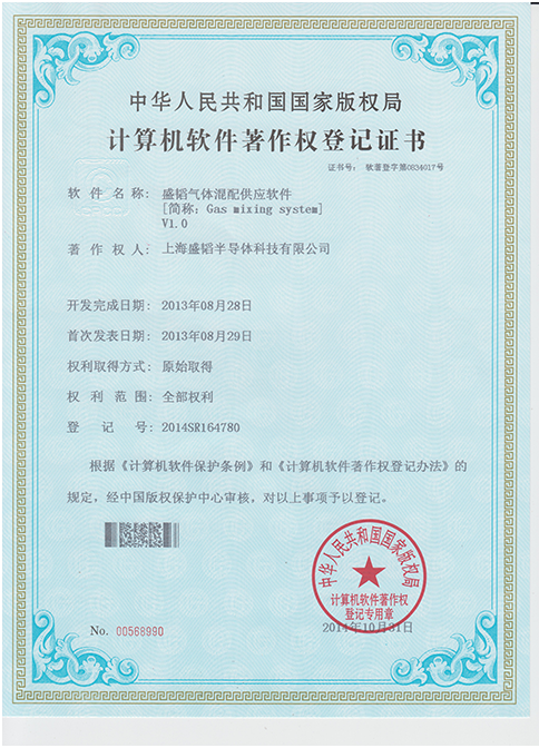 Software Copyright Certificate 1