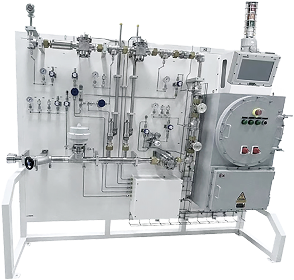 Electronic bulk gas system